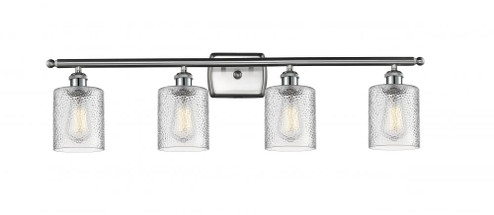 Cobbleskill - 4 Light - 35 inch - Brushed Satin Nickel - Bath Vanity Light (3442|516-4W-SN-G112-LED)