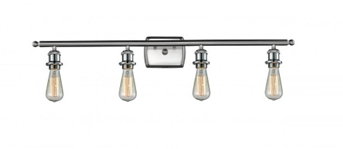 Bare Bulb - 4 Light - 36 inch - Brushed Satin Nickel - Bath Vanity Light (3442|516-4W-SN-LED)