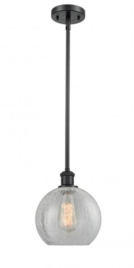 Athens - 1 Light - 8 inch - Matte Black - Mini Pendant (3442|516-1S-BK-G125)