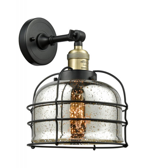 Bell Cage - 1 Light - 9 inch - Black Antique Brass - Semi-Flush Mount (3442|201F-BAB-G78-CE)