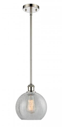 Athens - 1 Light - 8 inch - Polished Nickel - Mini Pendant (3442|516-1S-PN-G125)