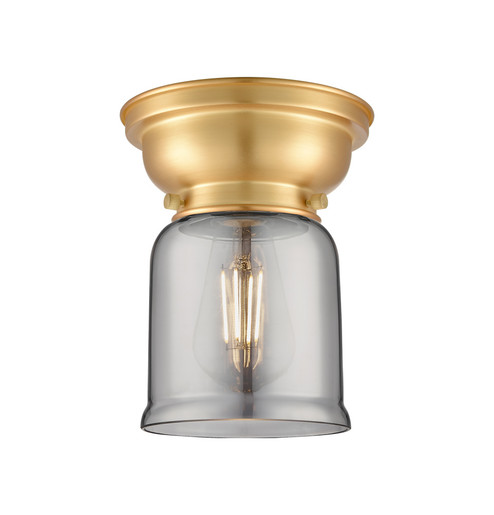 Bell - 1 Light - 6 inch - Brushed Satin Nickel - Flush Mount (3442|623-1F-SN-G53)