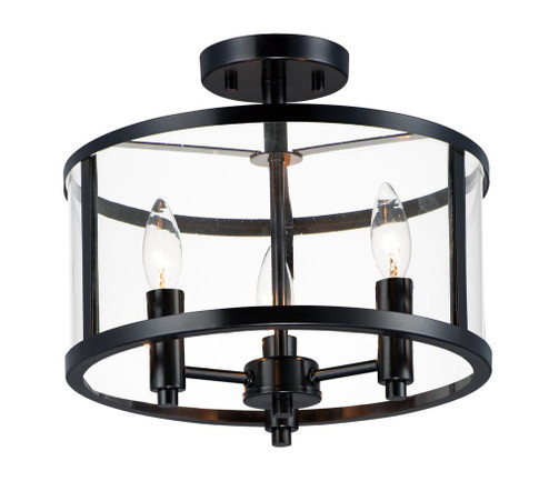 Sentinel-Semi-Flush Mount (19|25250CLBK)