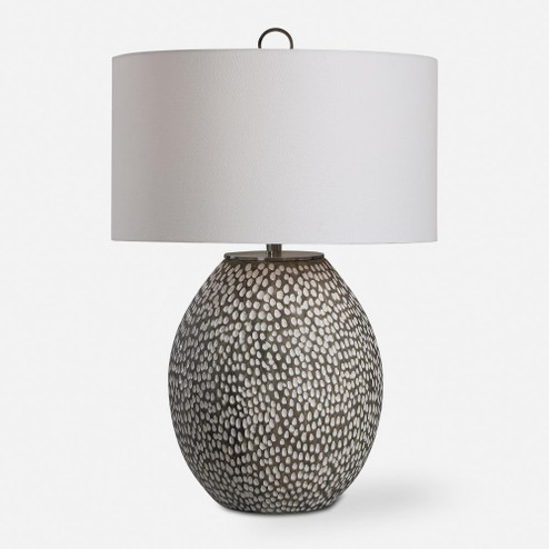 Uttermost Cyprien Gray White Table Lamp (85|28448-1)