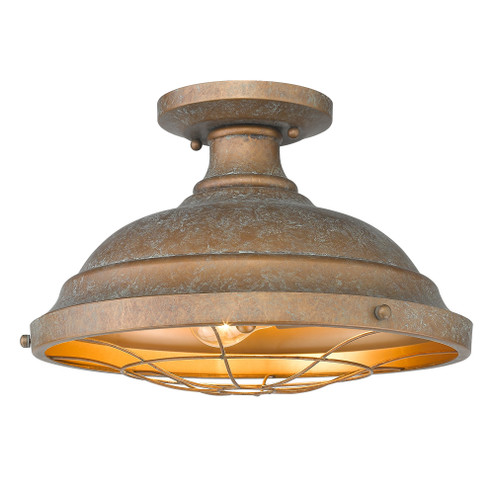 Golden Lighting Bartlett 2-light Semi-Flush Mount in Copper Patina (36|7312-SF CP)