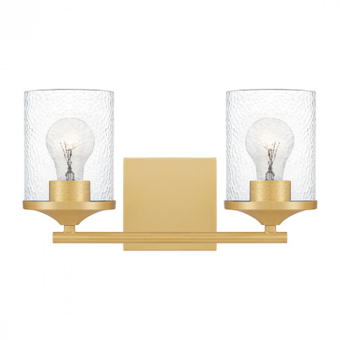 Abner 2-Light Aged Brass Vanity Light (26|ABR8614AB)