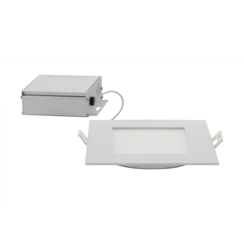 12 Watt; LED Direct Wire Downlight; Edge-lit; 6 inch; CCT Selectable; 120 volt; Dimmable; Square; (27|S11830)