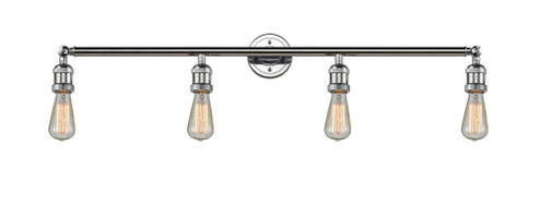 Bare Bulb - 4 Light - 42 inch - Polished Chrome - Adjustable Bath Vanity Light (3442|215-PC)