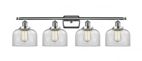 Bell - 4 Light - 38 inch - Polished Chrome - Bath Vanity Light (3442|916-4W-PC-G72)