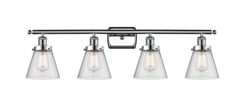 Cone - 4 Light - 36 inch - Polished Chrome - Bath Vanity Light (3442|916-4W-PC-G64-LED)