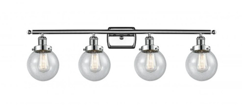 Beacon - 4 Light - 36 inch - Polished Chrome - Bath Vanity Light (3442|916-4W-PC-G204-6)
