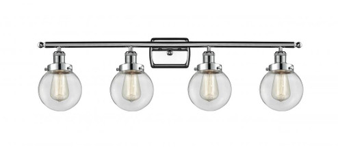 Beacon - 4 Light - 36 inch - Polished Chrome - Bath Vanity Light (3442|916-4W-PC-G202-6)