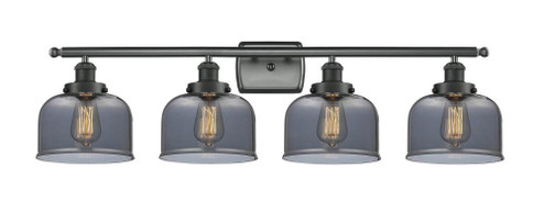 Bell - 4 Light - 38 inch - Matte Black - Bath Vanity Light (3442|916-4W-BK-G73-LED)