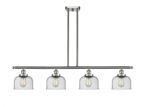 Bell - 4 Light - 48 inch - Brushed Satin Nickel - Stem Hung - Island Light (3442|916-4I-SN-G74)
