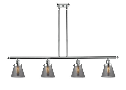 Cone - 4 Light - 48 inch - Polished Chrome - Stem Hung - Island Light (3442|916-4I-PC-G63)