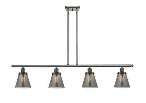 Cone - 4 Light - 48 inch - Oil Rubbed Bronze - Stem Hung - Island Light (3442|916-4I-OB-G63-LED)