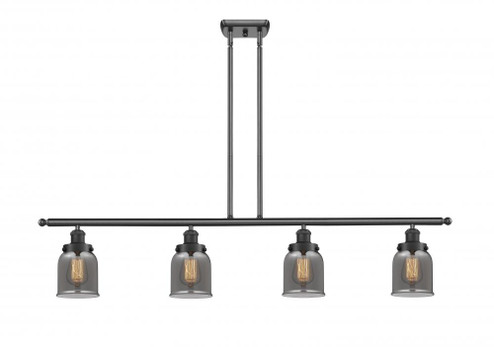 Bell - 4 Light - 48 inch - Matte Black - Stem Hung - Island Light (3442|916-4I-BK-G53-LED)