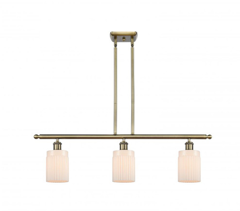 Hadley - 3 Light - 36 inch - Antique Brass - Stem hung - Island Light (3442|516-3I-AB-G341)
