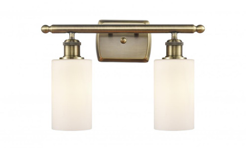 Clymer - 2 Light - 14 inch - Antique Brass - Bath Vanity Light (3442|516-2W-AB-G801)