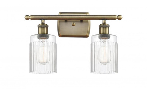 Hadley - 2 Light - 15 inch - Antique Brass - Bath Vanity Light (3442|516-2W-AB-G342)