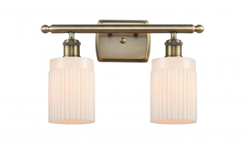 Hadley - 2 Light - 15 inch - Antique Brass - Bath Vanity Light (3442|516-2W-AB-G341)