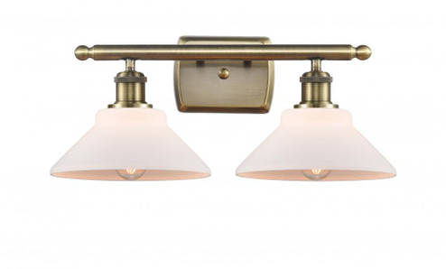 Orwell - 2 Light - 18 inch - Antique Brass - Bath Vanity Light (3442|516-2W-AB-G131-LED)