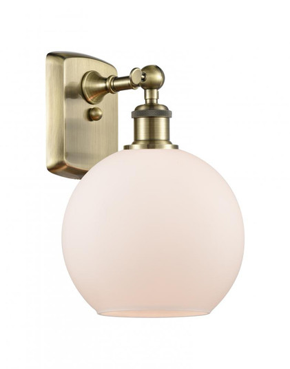 Athens - 1 Light - 8 inch - Antique Brass - Sconce (3442|516-1W-AB-G121)