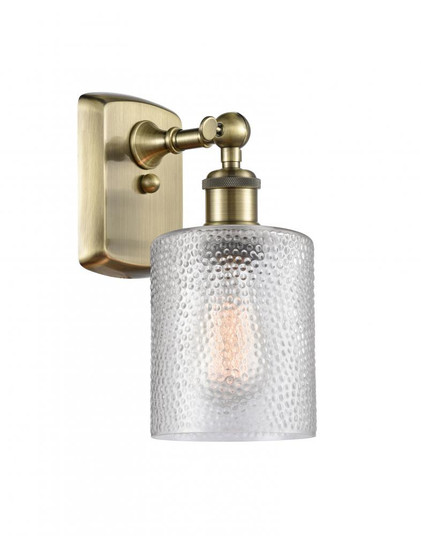 Cobbleskill - 1 Light - 5 inch - Antique Brass - Sconce (3442|516-1W-AB-G112-LED)