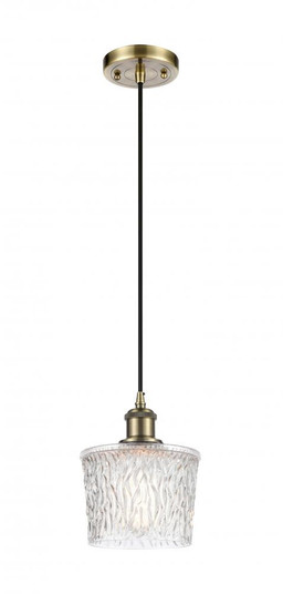 Niagara - 1 Light - 7 inch - Antique Brass - Cord hung - Mini Pendant (3442|516-1P-AB-G402-LED)