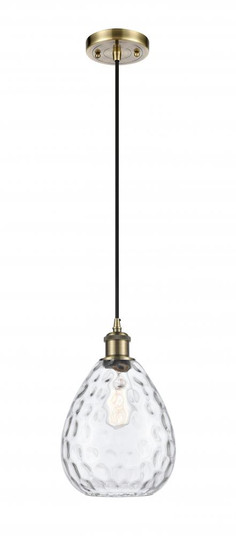 Waverly - 1 Light - 8 inch - Antique Brass - Cord hung - Mini Pendant (3442|516-1P-AB-G372)
