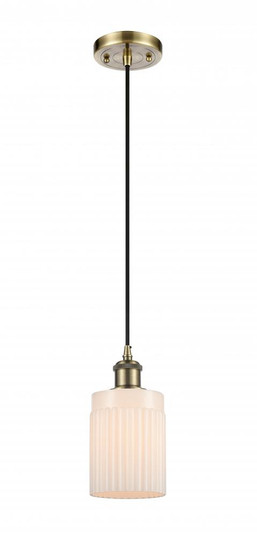 Hadley - 1 Light - 5 inch - Antique Brass - Cord hung - Mini Pendant (3442|516-1P-AB-G341-LED)