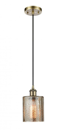 Cobbleskill - 1 Light - 5 inch - Antique Brass - Cord hung - Mini Pendant (3442|516-1P-AB-G116)