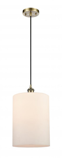 Cobbleskill - 1 Light - 9 inch - Antique Brass - Cord hung - Mini Pendant (3442|516-1P-AB-G111-L-LED)