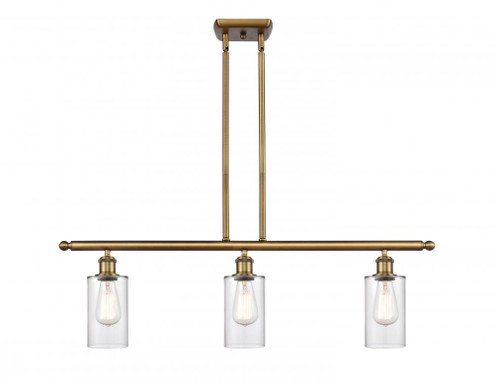 Clymer - 3 Light - 36 inch - Brushed Brass - Stem hung - Island Light (3442|516-3I-BB-G802)