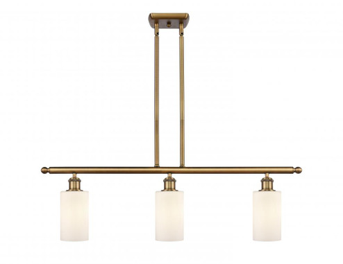 Clymer - 3 Light - 36 inch - Brushed Brass - Cord hung - Island Light (3442|516-3I-BB-G801)