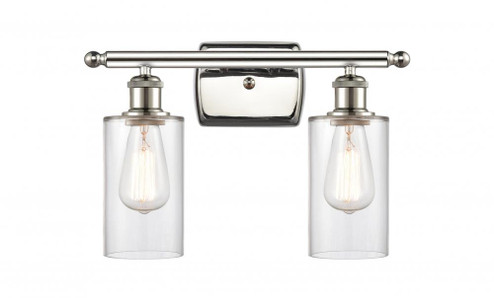 Clymer - 2 Light - 14 inch - Polished Nickel - Bath Vanity Light (3442|516-2W-PN-G802-LED)