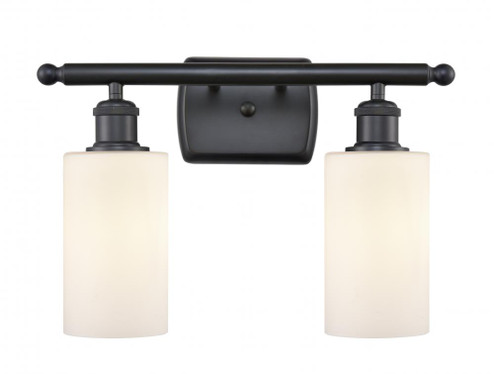 Clymer - 2 Light - 14 inch - Matte Black - Bath Vanity Light (3442|516-2W-BK-G801-LED)