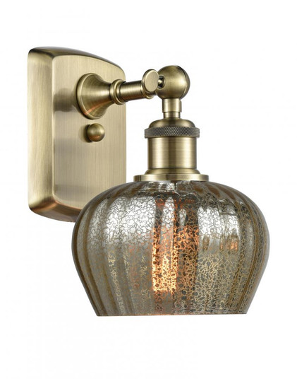 Fenton - 1 Light - 7 inch - Antique Brass - Sconce (3442|516-1W-AB-G96-LED)