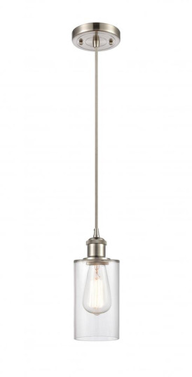 Clymer - 1 Light - 4 inch - Brushed Satin Nickel - Cord hung - Mini Pendant (3442|516-1P-SN-G802-LED)