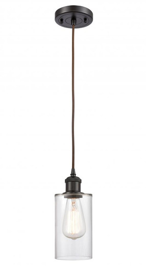 Clymer - 1 Light - 4 inch - Oil Rubbed Bronze - Cord hung - Mini Pendant (3442|516-1P-OB-G802-LED)