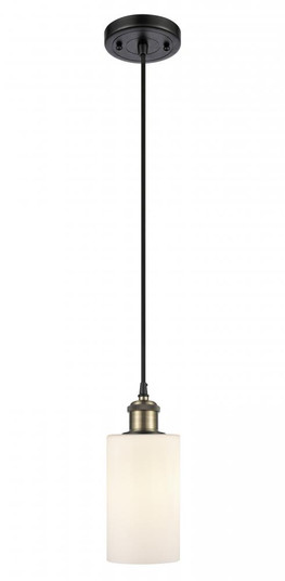 Clymer - 1 Light - 4 inch - Black Antique Brass - Cord hung - Mini Pendant (3442|516-1P-BAB-G801-LED)
