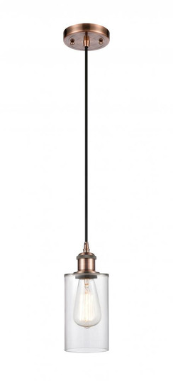 Clymer - 1 Light - 4 inch - Antique Copper - Cord hung - Mini Pendant (3442|516-1P-AC-G802-LED)
