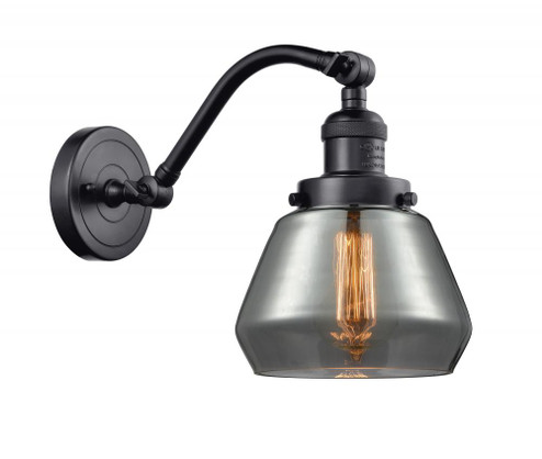 Fulton - 1 Light - 7 inch - Matte Black - Adjustable Sconce (3442|515-1W-BK-G173)