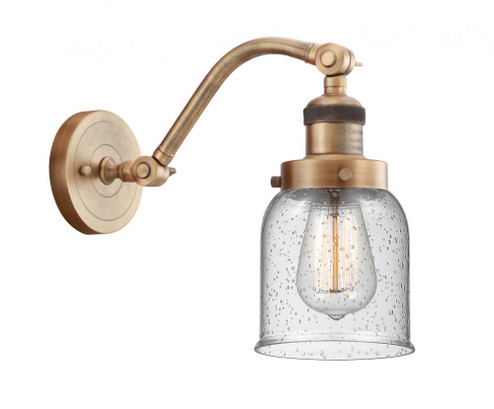 Bell - 1 Light - 5 inch - Brushed Brass - Adjustable Sconce (3442|515-1W-BB-G54-LED)