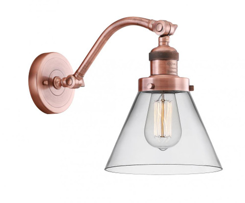 Cone - 1 Light - 8 inch - Antique Copper - Adjustable Sconce (3442|515-1W-AC-G42)