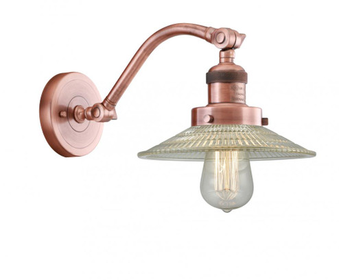Halophane - 1 Light - 9 inch - Antique Copper - Adjustable Sconce (3442|515-1W-AC-G2)
