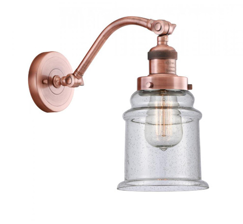 Canton - 1 Light - 6 inch - Antique Copper - Adjustable Sconce (3442|515-1W-AC-G184)
