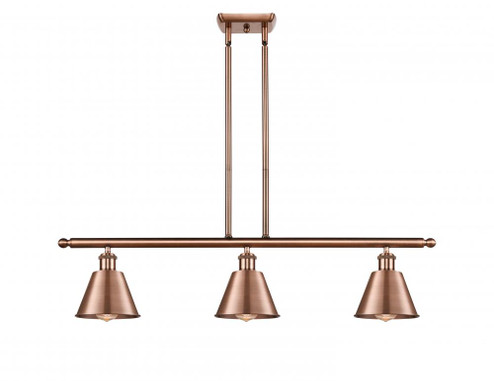 Smithfield - 3 Light - 36 inch - Antique Copper - Stem hung - Island Light (3442|516-3I-AC-M8)