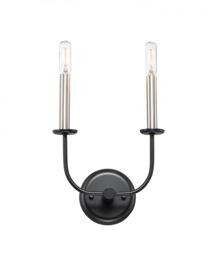 Wesley-Wall Sconce (19|10322BKSN)