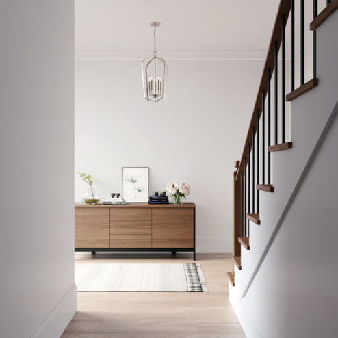 Ivey Lake 5-Light Pendant light Satin Nickel (670|9825-SN)
